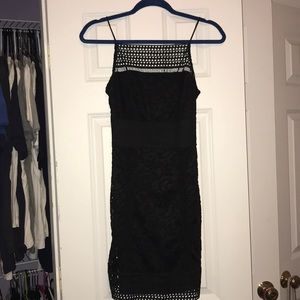 Topshop Black Laced Dress